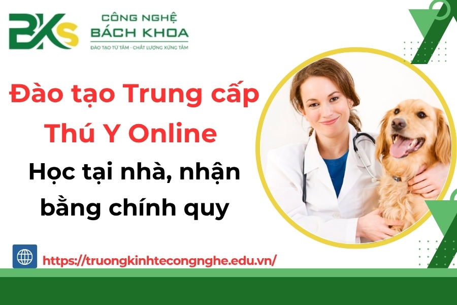 Đào tạo Trung cấp Thú Y Online - Học tại nhà, nhận bằng chính quy