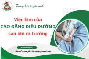 Việc làm sau khi ra trường Cao đẳng Điều dưỡng