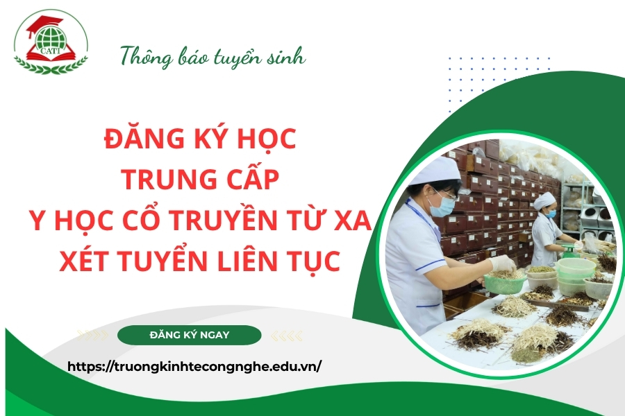 Đăng ký học Trung cấp Y học cổ truyền Từ xa