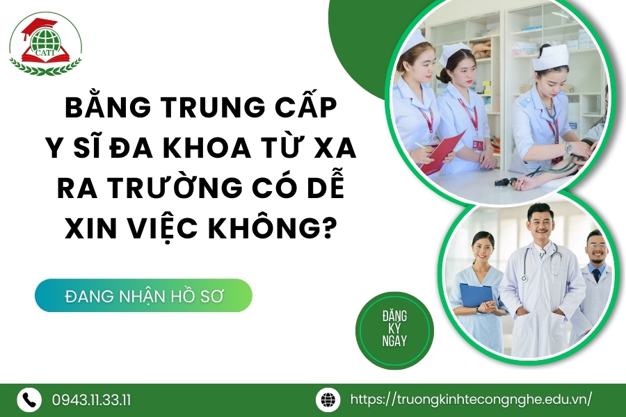 Bằng Trung cấp Y sĩ đa khoa từ xa ra trường có dễ xin việc không?