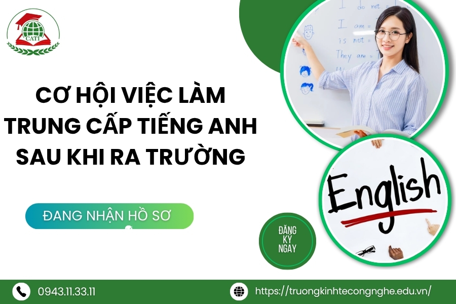 Cơ hội việc làm Trung cấp Tiếng Anh sau khi ra trường
