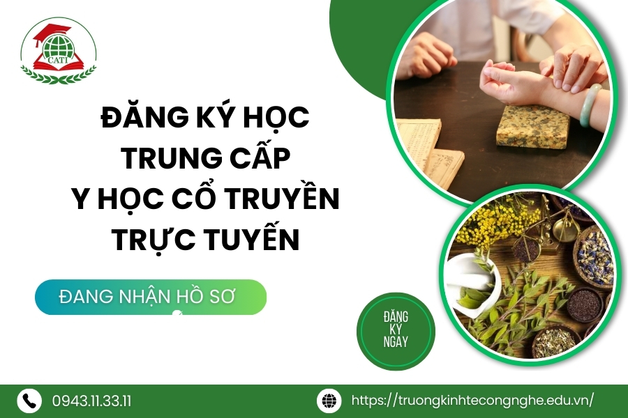 Đăng ký học Trung cấp Y học cổ truyền trực tuyến mới cập nhật