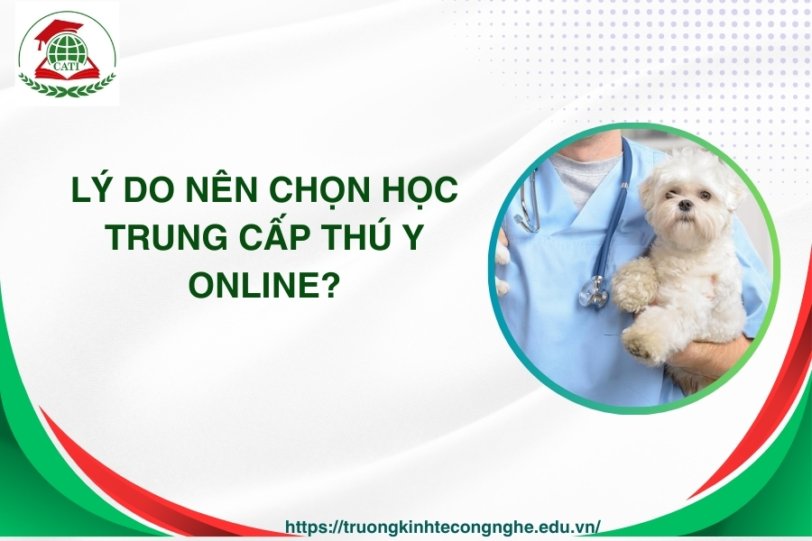 Lý do nên chọn học Trung cấp Thú y online?