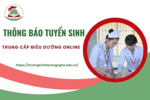 Thông báo tuyển sinh Trung cấp Điều dưỡng online