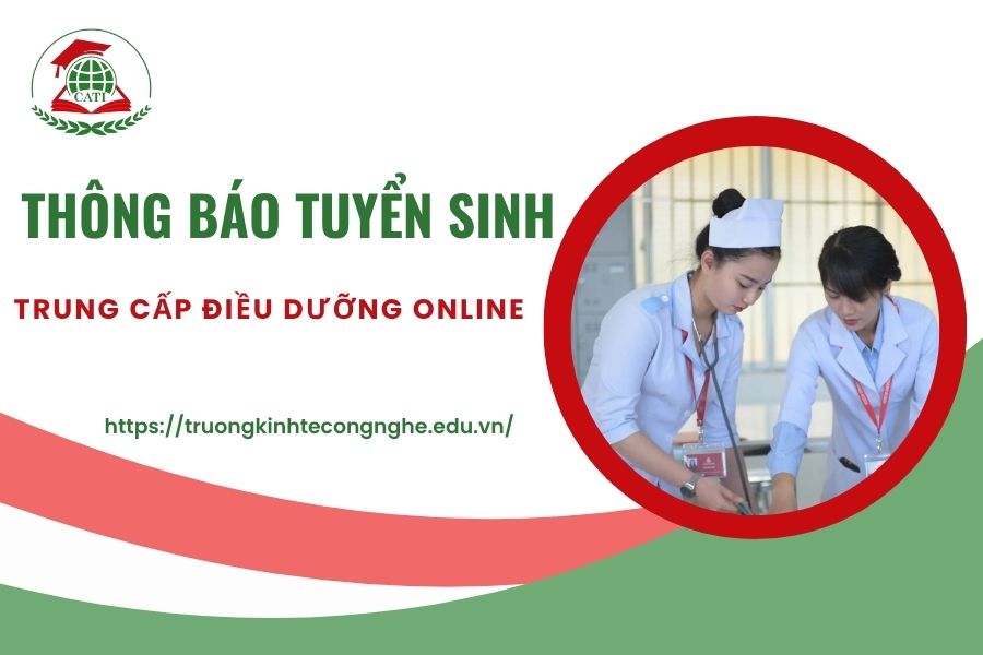Thông báo tuyển sinh Trung cấp Điều dưỡng online