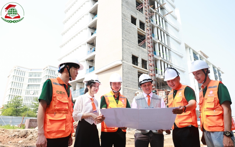 Chương trình học Cao đẳng Kỹ thuật xây dựng tại Học viện Cati