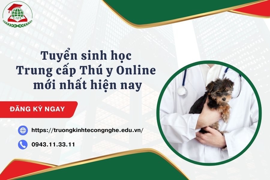 Tuyển sinh học Trung cấp Thú y Online mới nhất hiện nay