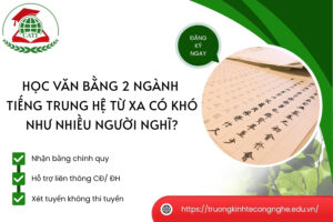 Học Văn bằng 2 ngành Tiếng Trung hệ Từ xa có khó như nhiều người nghĩ?