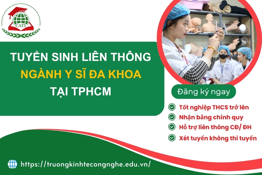 Tuyển sinh liên thông ngành Y sĩ đa khoa tại TPHCM